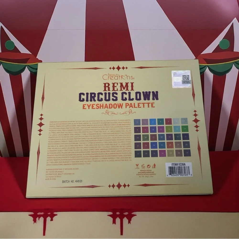 Beauty Creations Remi Circus Clown Palette with Bold Colors - Picture 4 of 6